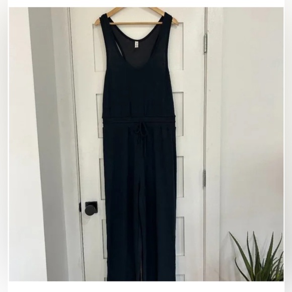 Daily Practice by Anthropologie Reflection Jumpsuit in Black Size medium - Picture 2 of 2